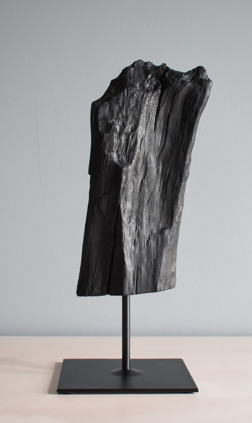 'Spires' - Burnt Wooden Sculpture by Jordan Eastwood