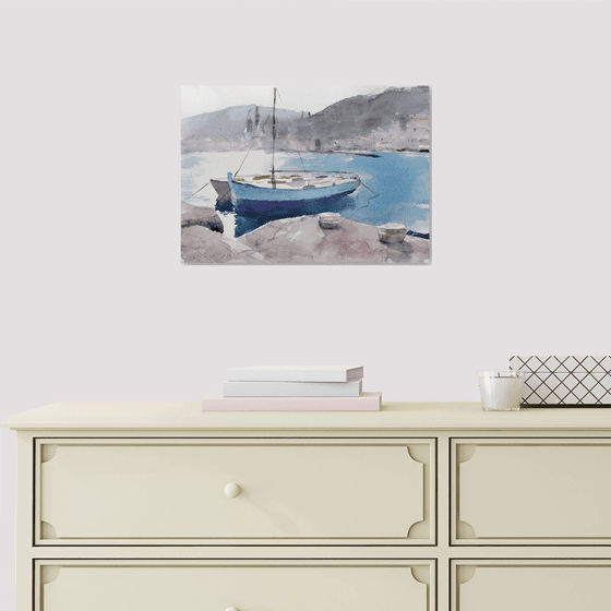 Boat in the harbor