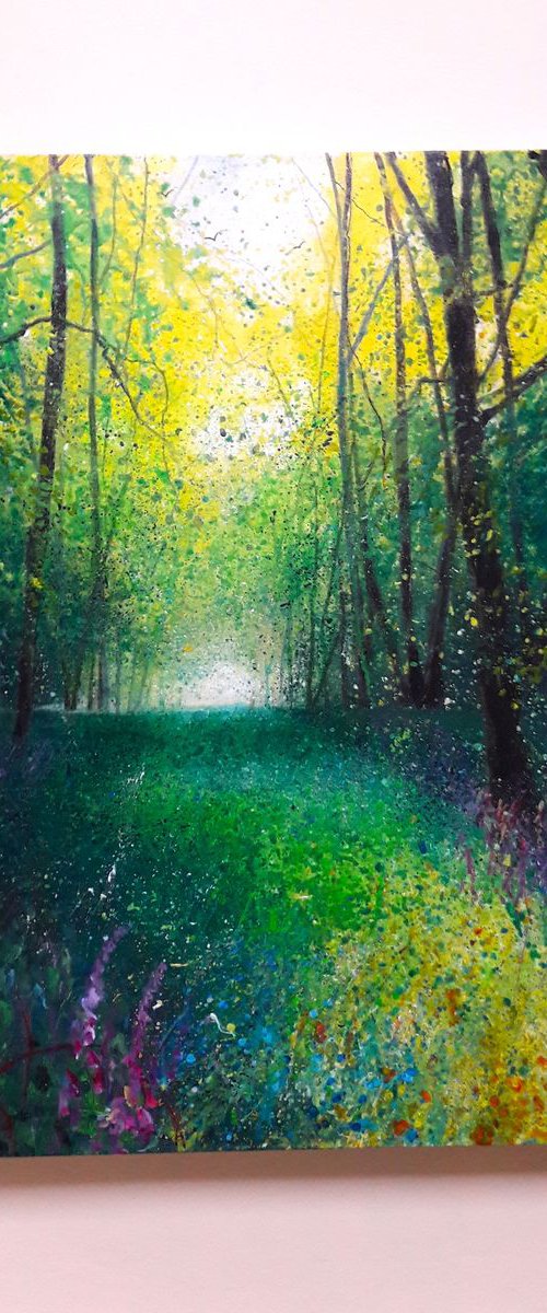 Wild flower Woodland by Teresa Tanner