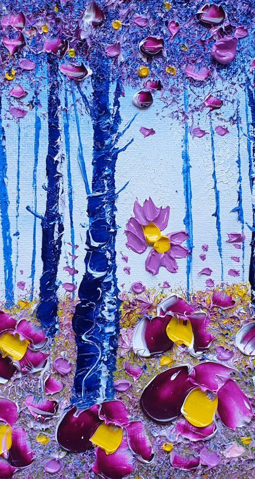 "Violet Forest & Flowers in Love" by Phil Broad