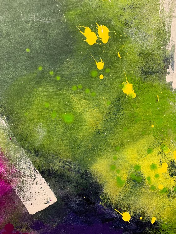 Expressive summer abstract