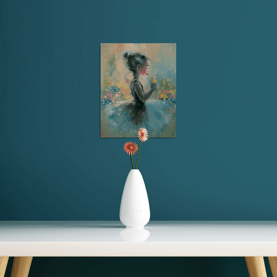 Little Girl Drinking Orange Juice