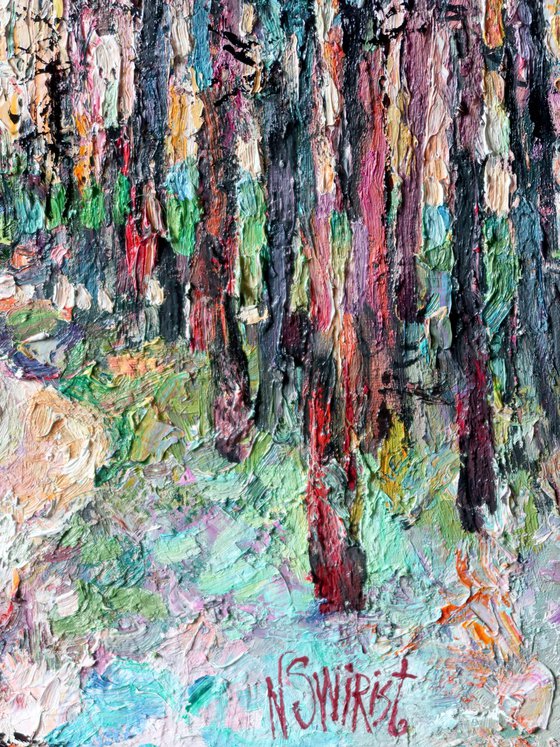 Walk. Pines. Sun.