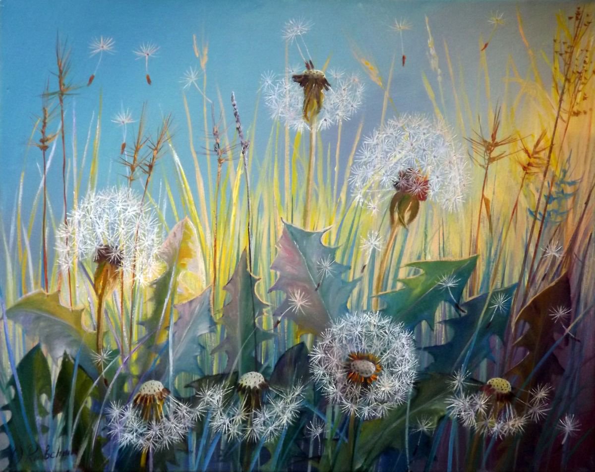 Dandelions (Summer) by Oleg Riabchuk | Artfinder