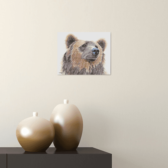 Grizzly bear portrait