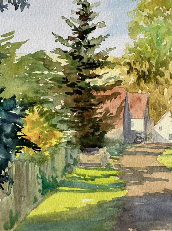 Sunny Country Street