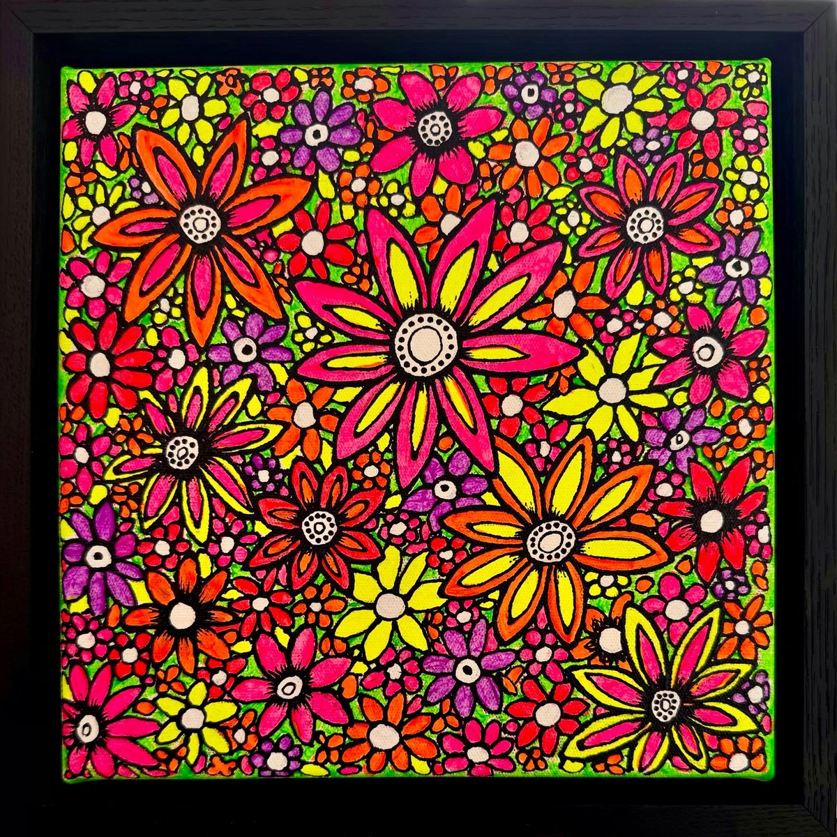 Abstract Landscape Acrylic Painting By Carol Zsolt, 9 X 9, Inspiration 6705 - Cz24046, Original Artwork