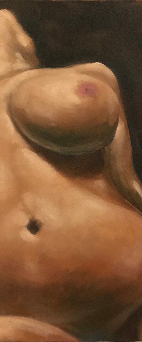 Reclining Nude by Pete Conroy