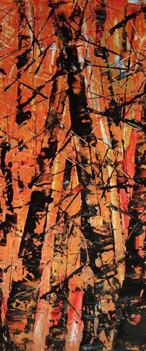 Colours of forest - orange by Beta Sudnikowicz