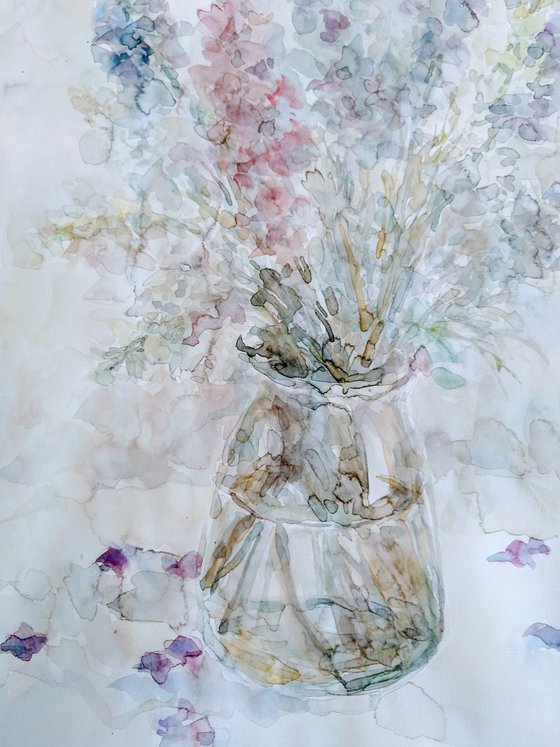 Delphinium 50x65 cm 2025