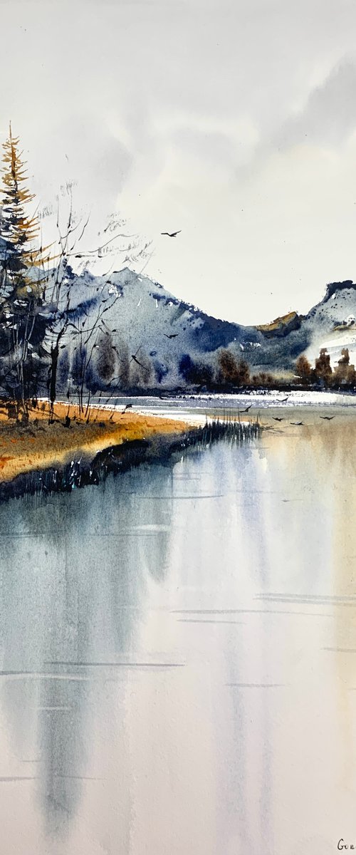 Mountain river #9 by Eugenia Gorbacheva