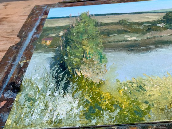 Landscape painting oil