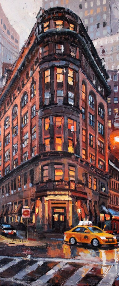The lights of the evening New York by Volodymyr Melnychuk
