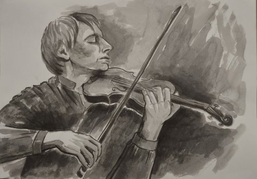 Violinist by Tamara Špitaler Škorić