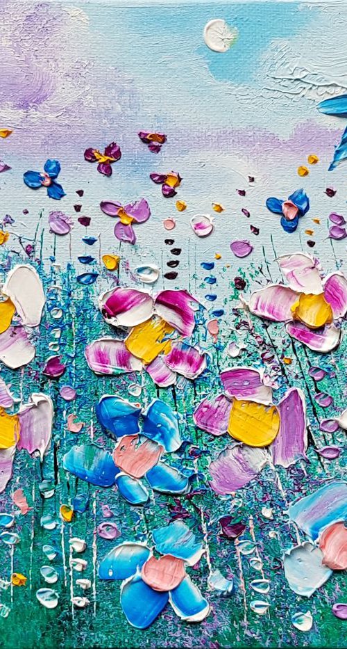 "Mellow Meadow Flowers in Love" by Phil Broad