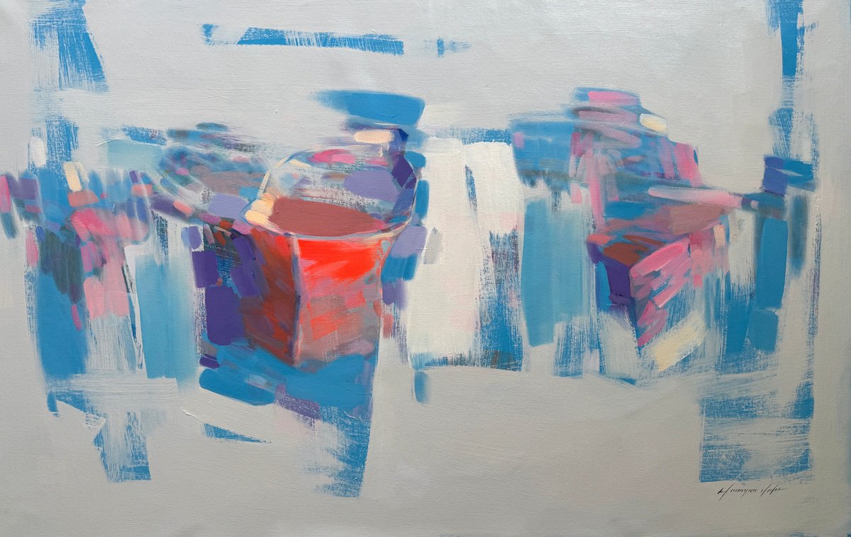 Boat By Vahe Yeremyan, 45 X 27, Artwork For Sale On Artfinder