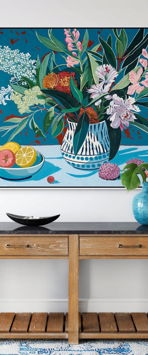 BOTANICAL BLUES: Serenity by JULIE LYNCH