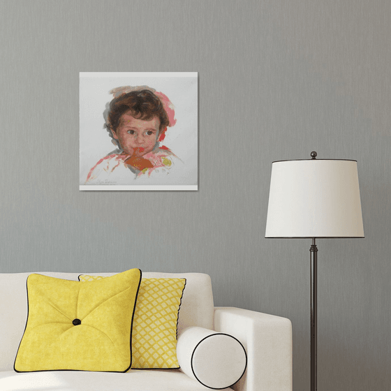 "Child portrait" by Olga Tsarkova