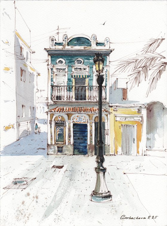 Valencia's Sunlit Pai(Diptych)