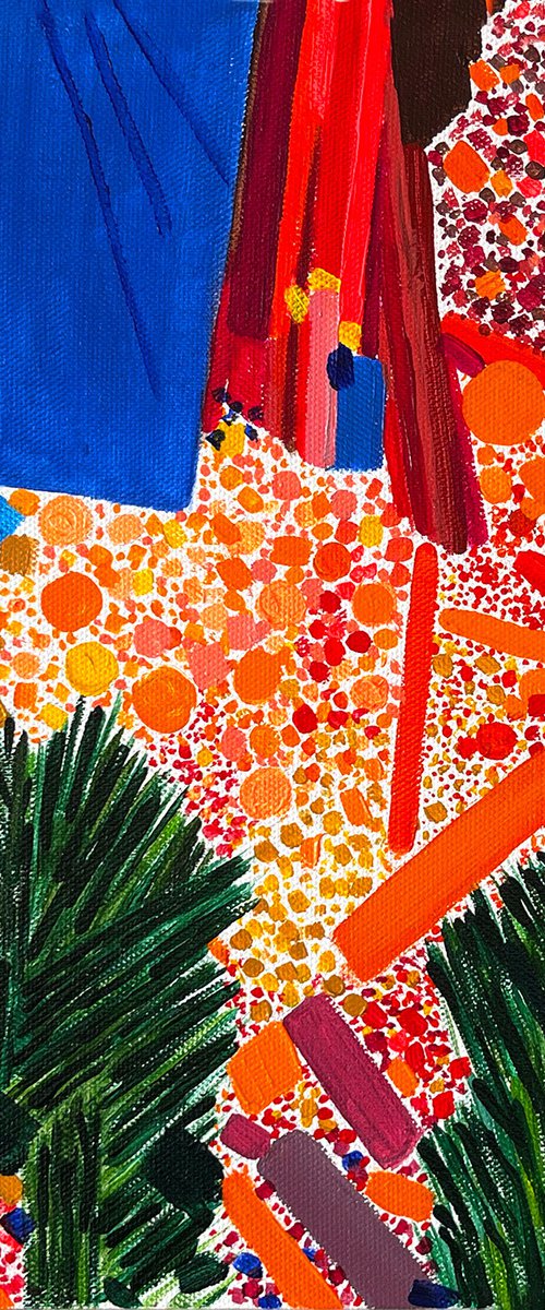 Tropical Vibes. 30 x 30 cm by Maiia Axton