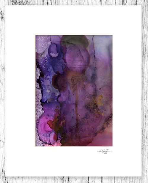 A Mystic Encounter 46 - Zen Abstract Painting by Kathy Morton Stanion by Kathy Morton Stanion
