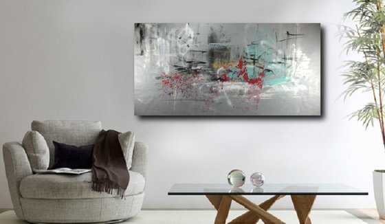 large abstract painting-200x100-cm-title-c458