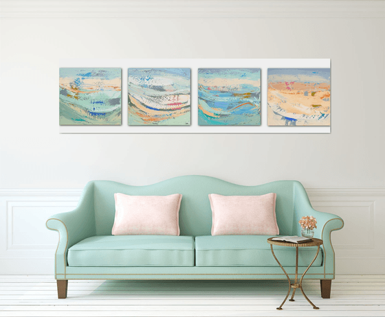 Four emotional seascapes