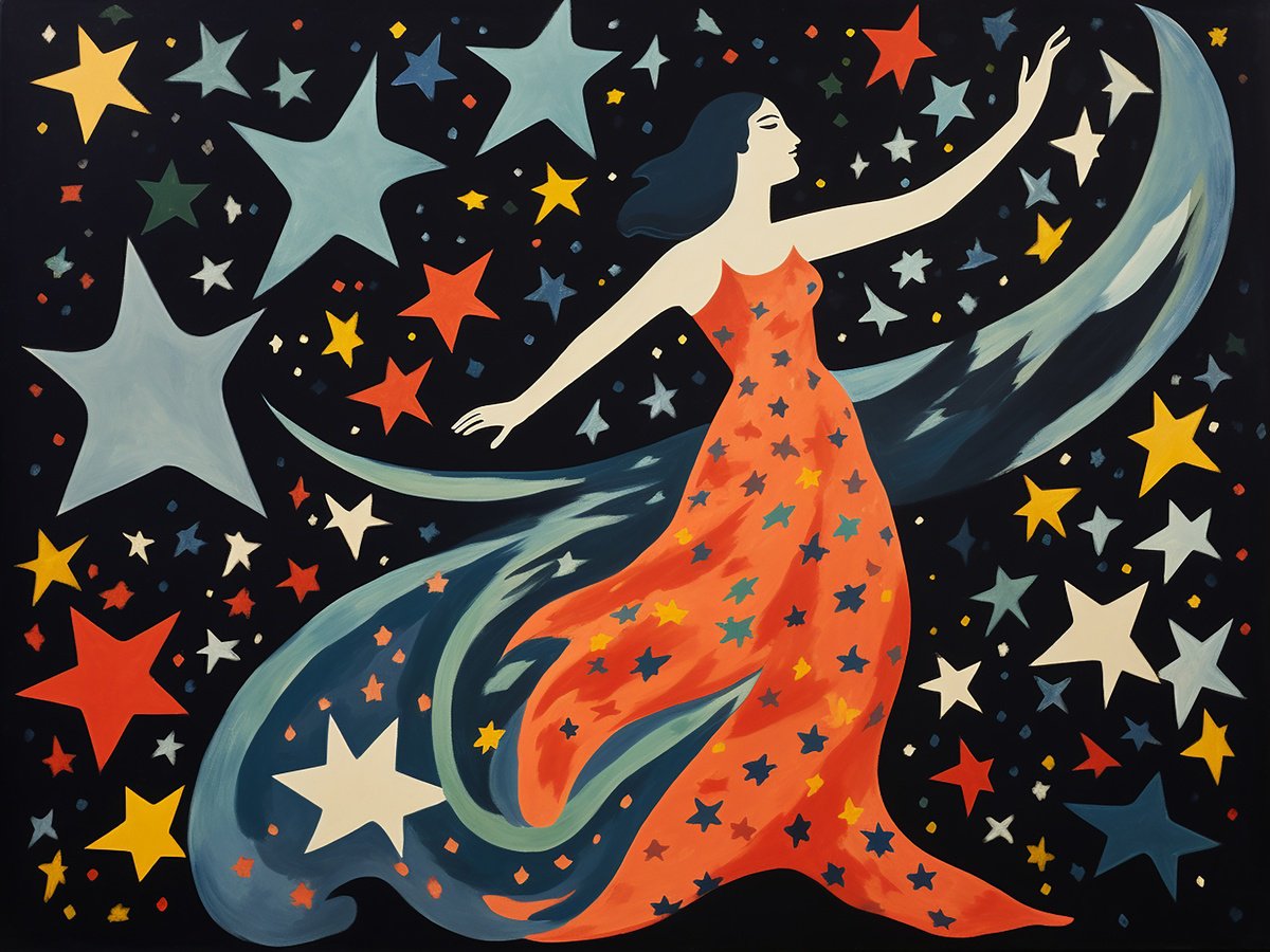 Impressionistic Portrait Acrylic Painting By Kosta Morr, 31 X 24", Spiritual, Original Artwork