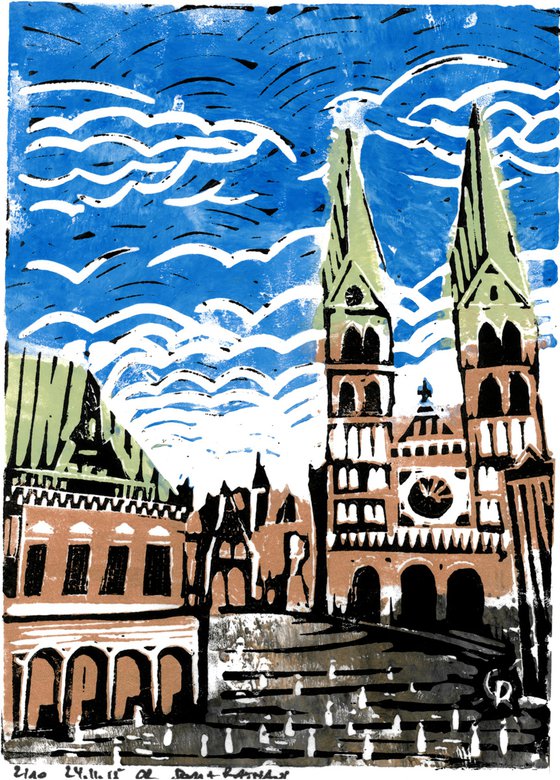 Cityscapes - Bremen - Townhall & Cathedral