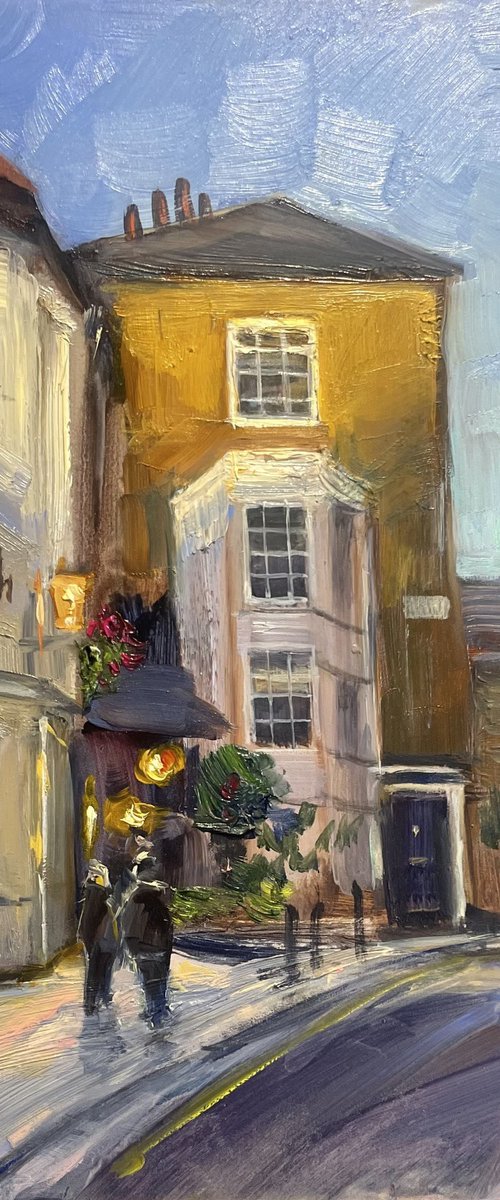 The Holy Bush Pub. Hampstead. London scene by Eugenia Alekseyev
