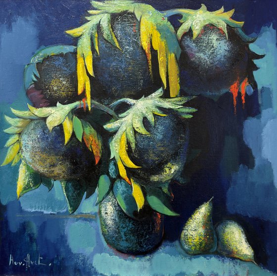 The Bowing Sunflowers