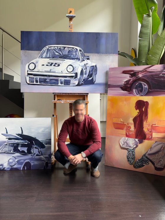 PUERTO RICO #35 911 OIL ON CANVAS 100x160cm