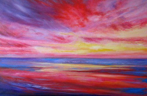 Vivid Sunset by Maureen Greenwood