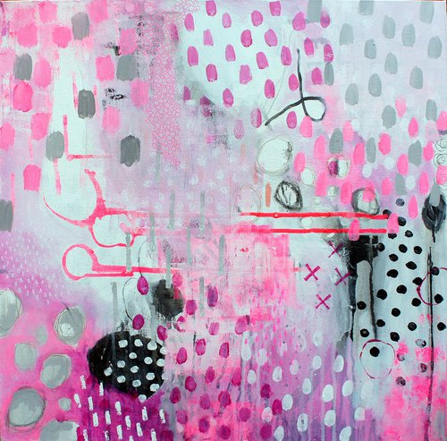 Pink Abstract by Bex Parker