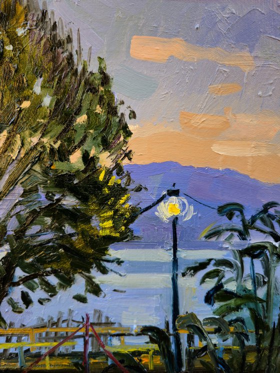 "Evening by the lake"