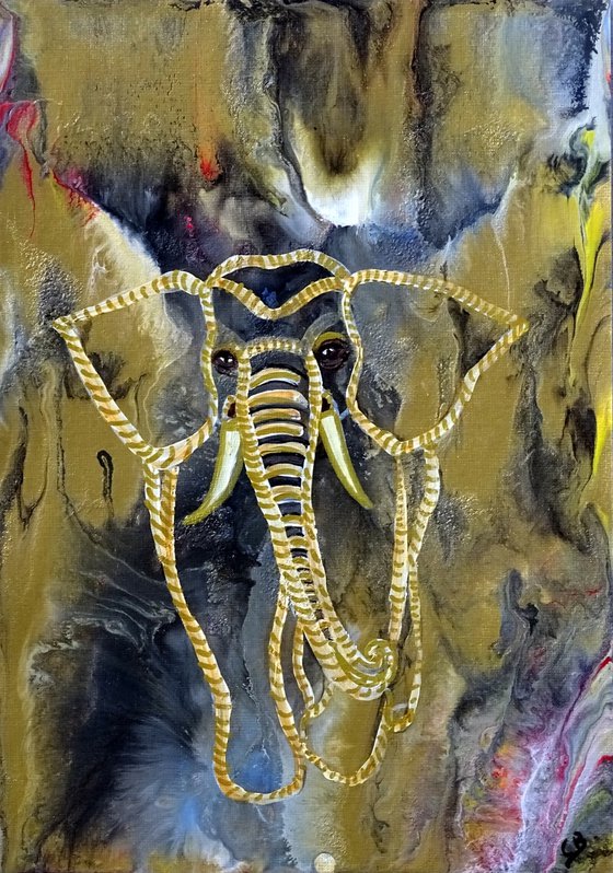 Golden elephant