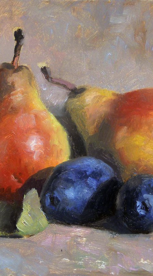 Plums and Pears by Pascal Giroud