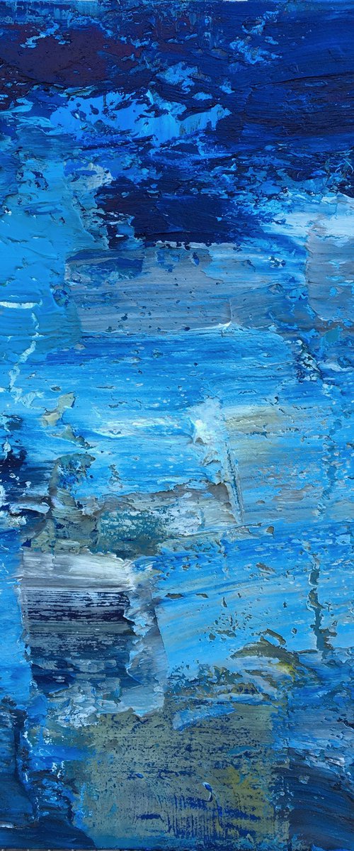 Blue Abstract by Agostino Veroni