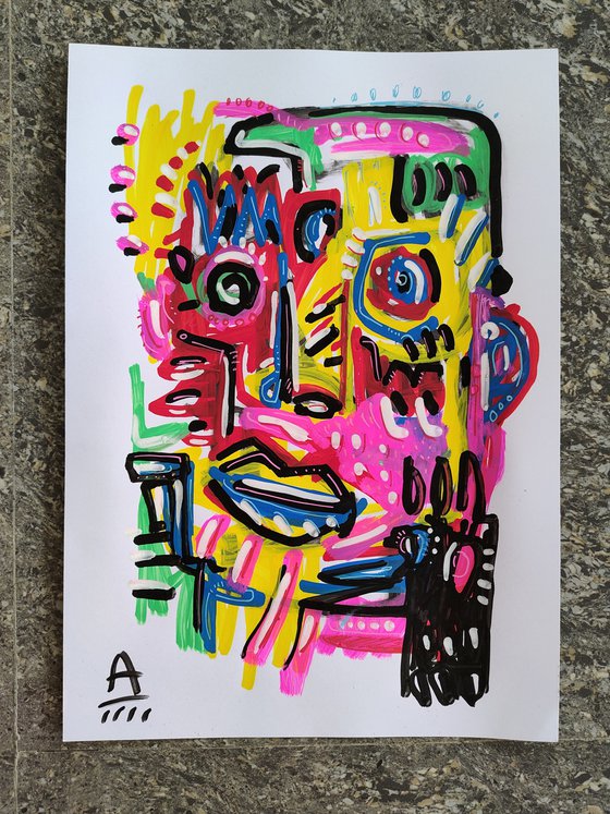 ANIMAL FACE 21x30cm