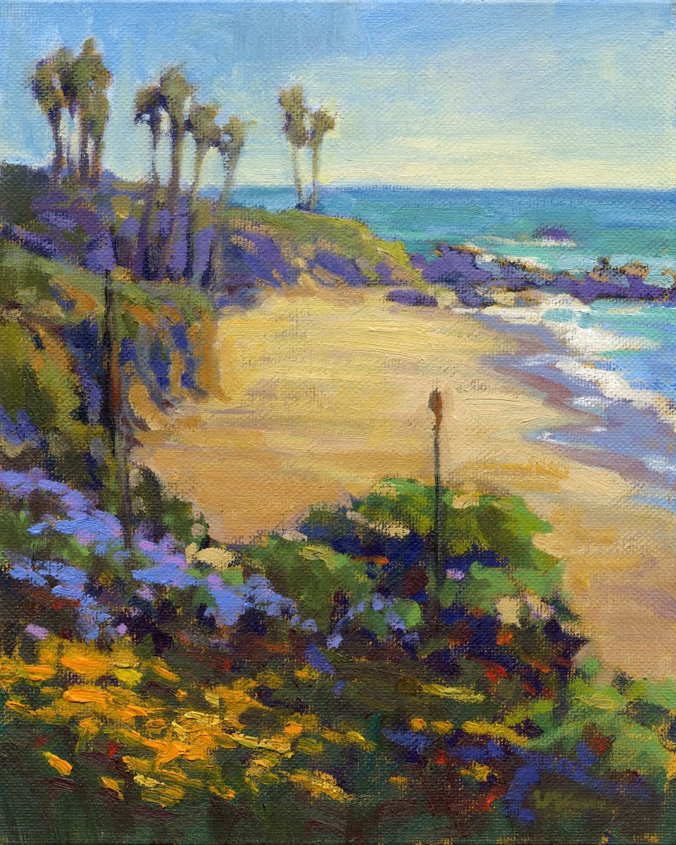 Spring in Heisler Park, Laguna Beach by Konnie Kim