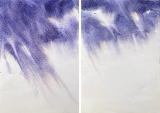 Abstract rain clouds Spring
