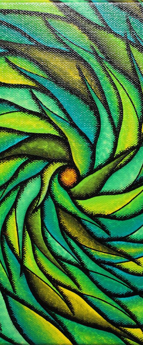 Verdant spiral by Jonathan Pradillon