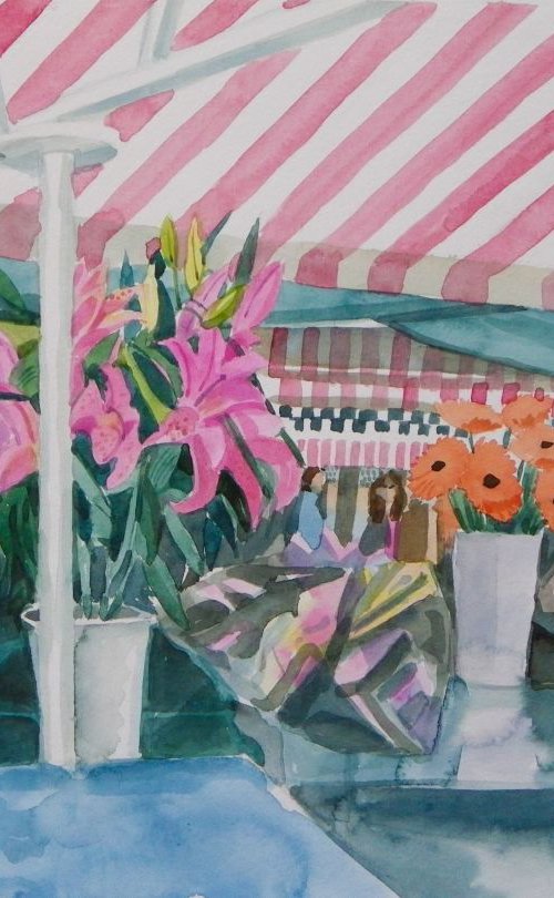 The Flower Market by Mary Stubberfield