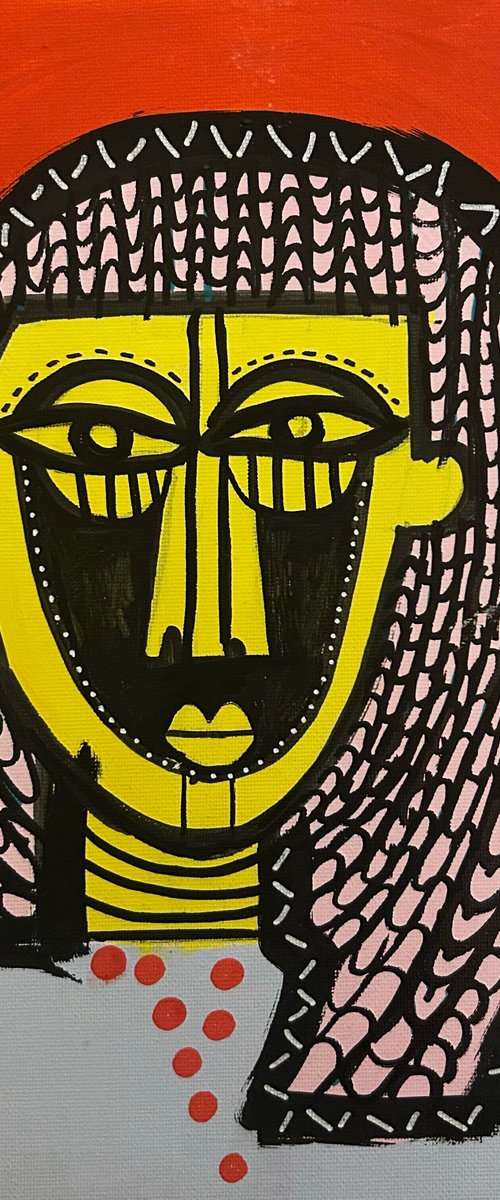 Pink Hair Girl by Georgia  Sawers