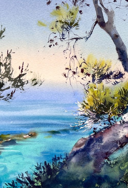 The azure serenity of Italy by Eugenia Gorbacheva