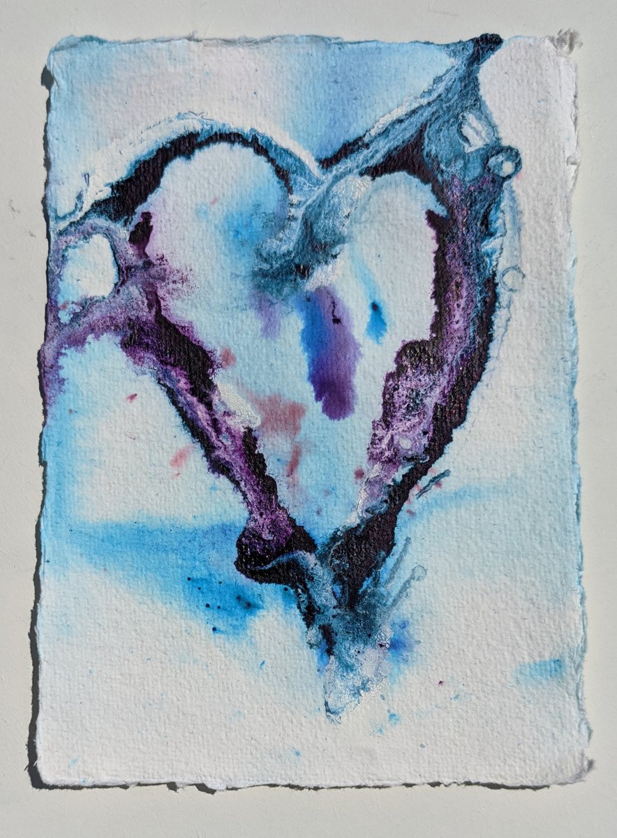Cupids Arrow, Heart painting by Dianne Bowell