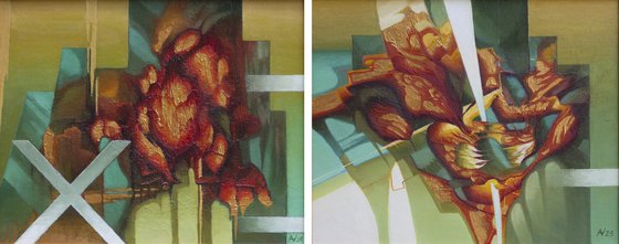 Diptych "CREATIVITY"
