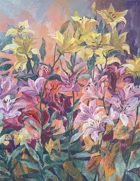 Lilies in Gauguin’s garden