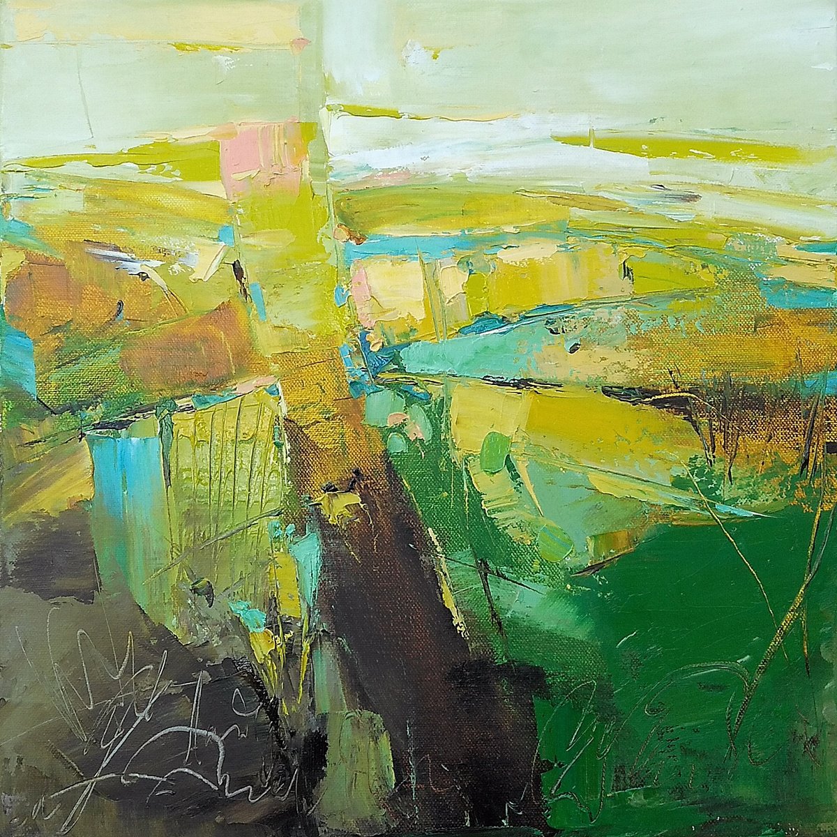 One Way Or Another By Emilia Milcheva, 16 X 16, Artwork For Sale On Artfinder