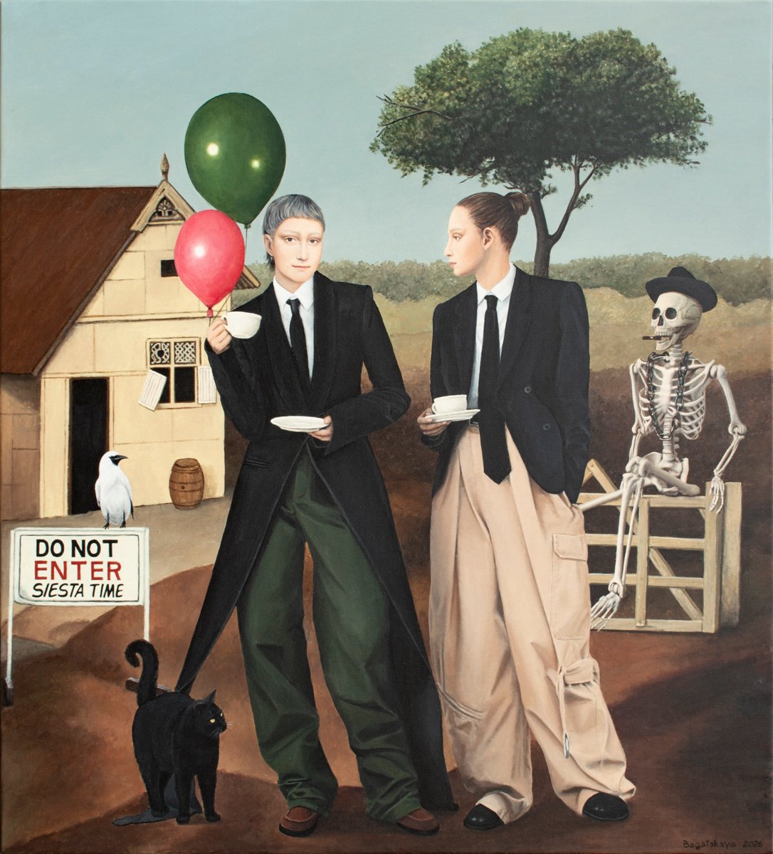 The Guest Who Stayed Forever By Nataliya Bagatskaya, 37 X 41, Artwork For Sale On Artfinder